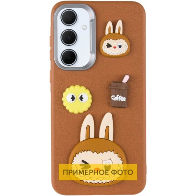 Чохол TPU Leather Toys для Xiaomi Redmi 13C / Poco C65 Labubu / Brown Чохол TPU Leather Toys для Xiaomi Redmi 13C / Poco C65 Labubu / Brown
