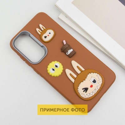 Чохол TPU Leather Toys для Xiaomi Redmi 13C / Poco C65 Labubu / Brown Чохол TPU Leather Toys для Xiaomi Redmi 13C / Poco C65 Labubu / Brown