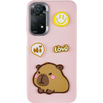 Чохол TPU Leather Toys для Xiaomi Redmi Note 11 Pro 4G/5G / 12 Pro 4G Capybara / Pink Чохол TPU Leather Toys для Xiaomi Redmi Note 11 Pro 4G/5G / 12 Pro 4G Capybara / Pink