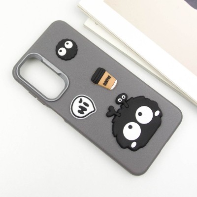 Чохол TPU Leather Toys для Xiaomi Redmi Note 11 Pro 4G/5G / 12 Pro 4G Monster / Grey