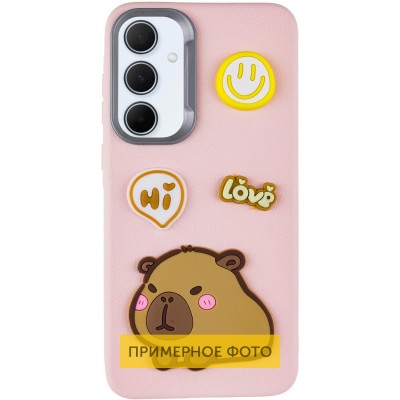 Чохол TPU Leather Toys для Xiaomi Redmi Note 13 4G Capybara / Pink Чохол TPU Leather Toys для Xiaomi Redmi Note 13 4G Capybara / Pink