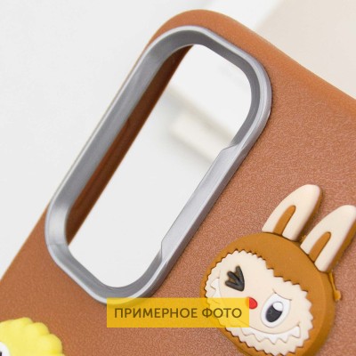 Чохол TPU Leather Toys для Xiaomi Redmi Note 13 Pro 4G / Poco M6 Pro 4G Labubu / Brown Чохол TPU Leather Toys для Xiaomi Redmi Note 13 Pro 4G / Poco M6 Pro 4G Labubu / Brown