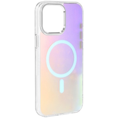 Чохол TPU Lunar Glow (MagFit) для Apple iPhone 15 Pro (6.1") Silver White Чохол TPU Lunar Glow (MagFit) для Apple iPhone 15 Pro (6.1") Silver White