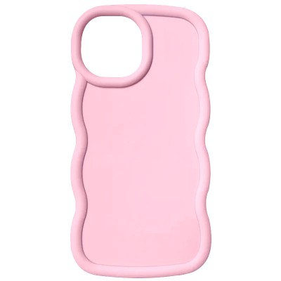 Чохол TPU Ripple для Apple iPhone 15 (6.1") Pink Чохол TPU Ripple для Apple iPhone 15 (6.1") Pink