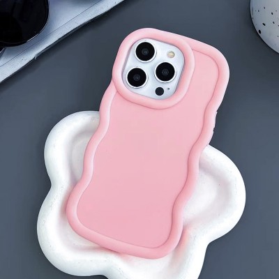 Чохол TPU Ripple для Apple iPhone 15 Pro (6.1") Pink Чохол TPU Ripple для Apple iPhone 15 Pro (6.1") Pink