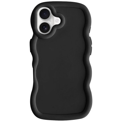 Чохол TPU Ripple для Apple iPhone 16 (6.1") Black Чохол TPU Ripple для Apple iPhone 16 (6.1") Black