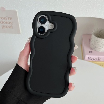 Чохол TPU Ripple для Apple iPhone 16 (6.1") Black Чохол TPU Ripple для Apple iPhone 16 (6.1") Black