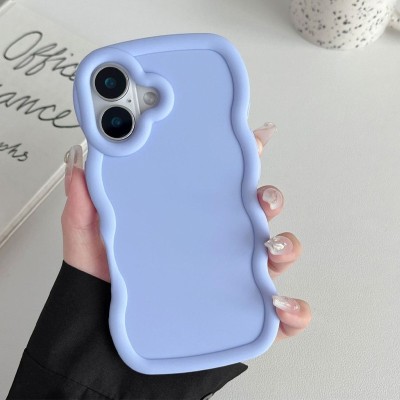 Чохол TPU Ripple для Apple iPhone 16 (6.1") Lilac Blue Чохол TPU Ripple для Apple iPhone 16 (6.1") Lilac Blue