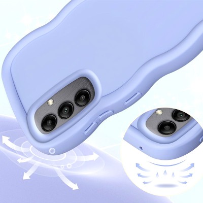 Чохол TPU Ripple для Samsung Galaxy S23 FE Lilac Blue Чохол TPU Ripple для Samsung Galaxy S23 FE Lilac Blue