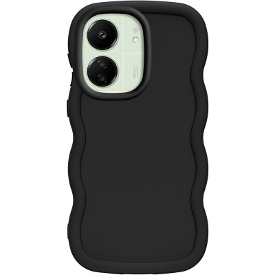 Чохол TPU Ripple для Xiaomi Redmi 13C Black Чохол TPU Ripple для Xiaomi Redmi 13C Black