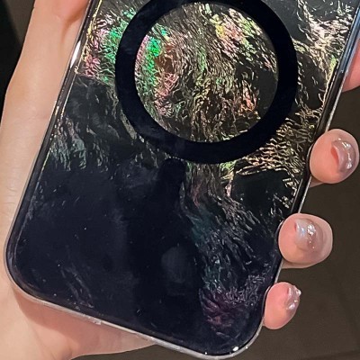 Чохол TPU Shiny Mountain (MagFit) для Apple iPhone 16 (6.1") Black Чохол TPU Shiny Mountain (MagFit) для Apple iPhone 16 (6.1") Black