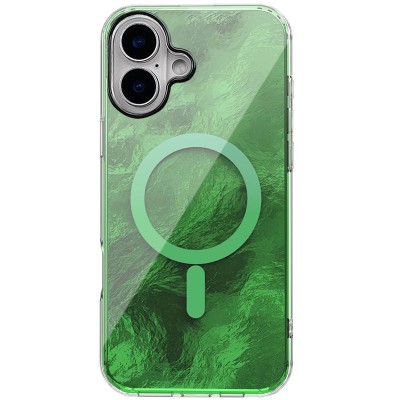 Чохол TPU Shiny Mountain (MagFit) для Apple iPhone 16 (6.1") Green Чохол TPU Shiny Mountain (MagFit) для Apple iPhone 16 (6.1") Green