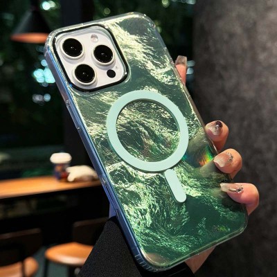 Чохол TPU Shiny Mountain (MagFit) для Apple iPhone 16 Pro (6.3") Green Чохол TPU Shiny Mountain (MagFit) для Apple iPhone 16 Pro (6.3") Green