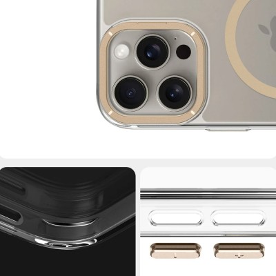 Чохол TPU Space Case Apex with MagSafe для Apple iPhone 13 Pro / 14 Pro (6.1") Gold