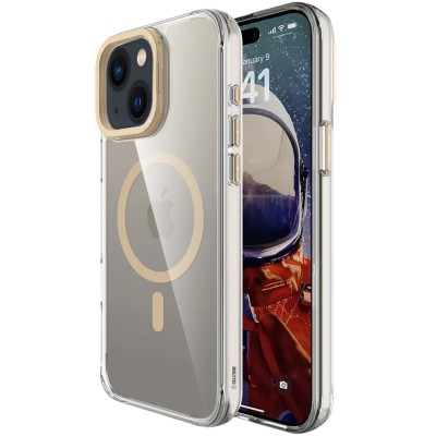 Чохол TPU Space Case Apex with MagSafe для Apple iPhone 14 Plus / 15 Plus (6.7") Gold Чохол TPU Space Case Apex with MagSafe для Apple iPhone 14 Plus / 15 Plus (6.7") Gold