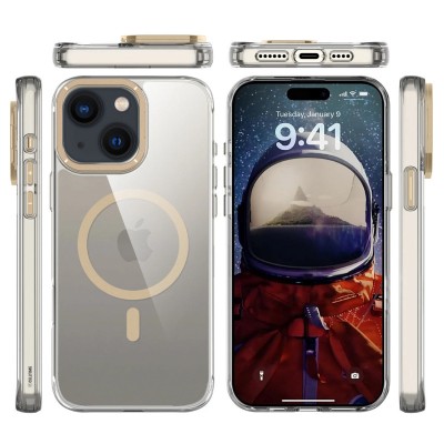 Чохол TPU Space Case Apex with MagSafe для Apple iPhone 14 Plus / 15 Plus (6.7") Gold Чохол TPU Space Case Apex with MagSafe для Apple iPhone 14 Plus / 15 Plus (6.7") Gold