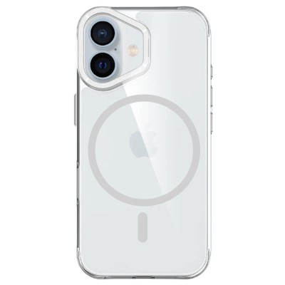 Чохол TPU Space Case Apex with MagSafe для Apple iPhone 16 (6.1") Silver Чохол TPU Space Case Apex with MagSafe для Apple iPhone 16 (6.1") Silver