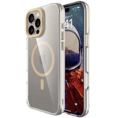 Чохол TPU Space Case Apex with MagSafe для Apple iPhone 16 Pro (6.3") Gold Чохол TPU Space Case Apex with MagSafe для Apple iPhone 16 Pro (6.3") Gold