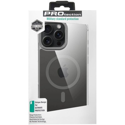 Чохол TPU Space Case Apex with MagSafe для Apple iPhone 16 Pro (6.3") Grey
