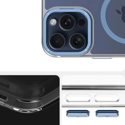 Чохол TPU Space Case Apex with MagSafe для Apple iPhone 16 Pro (6.3") Navy Blue Чохол TPU Space Case Apex with MagSafe для Apple iPhone 16 Pro (6.3") Navy Blue