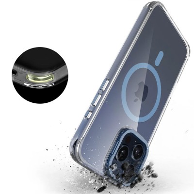 Чохол TPU Space Case Apex with MagSafe для Apple iPhone 16 Pro (6.3") Navy Blue Чохол TPU Space Case Apex with MagSafe для Apple iPhone 16 Pro (6.3") Navy Blue
