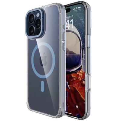 Чохол TPU Space Case Apex with MagSafe для Apple iPhone 16 Pro (6.3") Navy Blue Чохол TPU Space Case Apex with MagSafe для Apple iPhone 16 Pro (6.3") Navy Blue