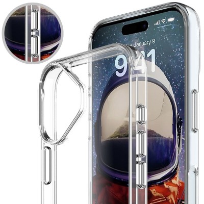 Чохол TPU Space Case transparent для Apple iPhone 16 (6.1") Прозорий Чохол TPU Space Case transparent для Apple iPhone 16 (6.1") Прозорий