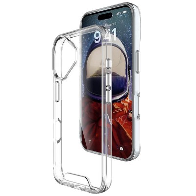 Чохол TPU Space Case transparent для Apple iPhone 16 (6.1") Прозорий Чохол TPU Space Case transparent для Apple iPhone 16 (6.1") Прозорий