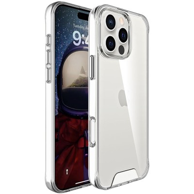 Чохол TPU Space Case transparent для Apple iPhone 16 Pro (6.3") Прозорий Чохол TPU Space Case transparent для Apple iPhone 16 Pro (6.3") Прозорий