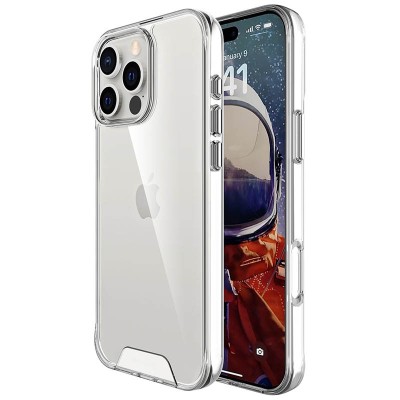 Чохол TPU Space Case transparent для Apple iPhone 16 Pro (6.3") Прозорий Чохол TPU Space Case transparent для Apple iPhone 16 Pro (6.3") Прозорий