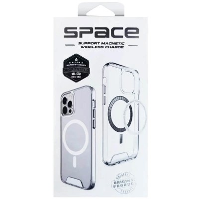Чохол TPU Space Case with MagSafe для Apple iPhone 16e (6.1") Прозорий