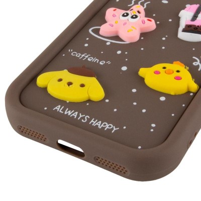 Чохол TPU Toys Case with Ears для Apple iPhone X / XS (5.8") Brown Чохол TPU Toys Case with Ears для Apple iPhone X / XS (5.8") Brown
