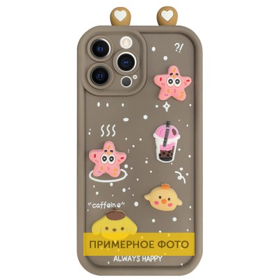 Чохол TPU Toys Case with Ears для Samsung Galaxy A06 Brown Чохол TPU Toys Case with Ears для Samsung Galaxy A06 Brown