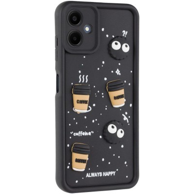 Чохол TPU Toys Case для Samsung Galaxy A06 Black / Always Happy Чохол TPU Toys Case для Samsung Galaxy A06 Black / Always Happy
