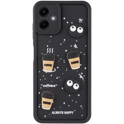 Чохол TPU Toys Case для Samsung Galaxy A06 Black / Always Happy Чохол TPU Toys Case для Samsung Galaxy A06 Black / Always Happy