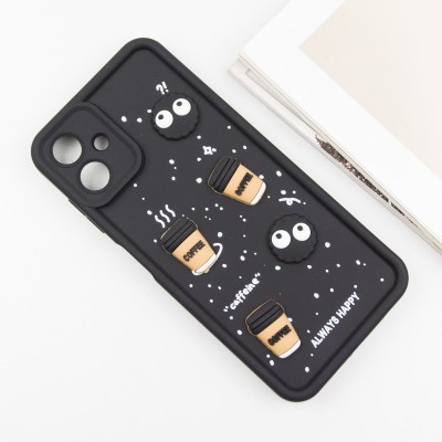 Чохол TPU Toys Case для Samsung Galaxy A06 Black / Always Happy Чохол TPU Toys Case для Samsung Galaxy A06 Black / Always Happy