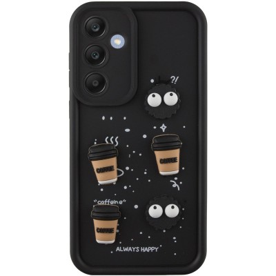 Чохол TPU Toys Case для Samsung Galaxy A35 Black / Always Happy Чохол TPU Toys Case для Samsung Galaxy A35 Black / Always Happy