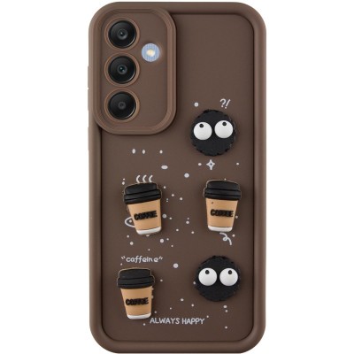 Чохол TPU Toys Case для Samsung Galaxy A35 Brown / Always Happy Чохол TPU Toys Case для Samsung Galaxy A35 Brown / Always Happy