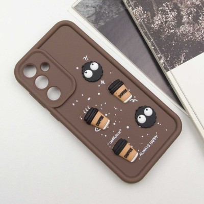 Чохол TPU Toys Case для Samsung Galaxy A35 Brown / Always Happy Чохол TPU Toys Case для Samsung Galaxy A35 Brown / Always Happy