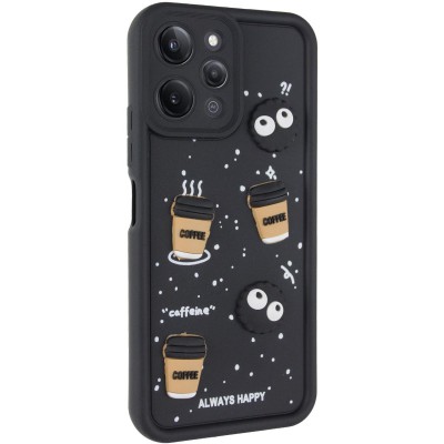 Чохол TPU Toys Case для Xiaomi Redmi 12 Black / Always Happy