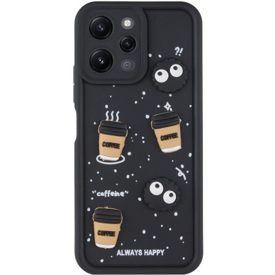 Чохол TPU Toys Case для Xiaomi Redmi 12 Black / Always Happy