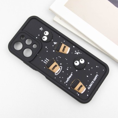 Чохол TPU Toys Case для Xiaomi Redmi 12 Black / Always Happy