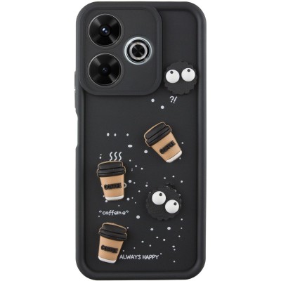 Чохол TPU Toys Case для Xiaomi Redmi 13 4G / Poco M6 4G Black / Always Happy