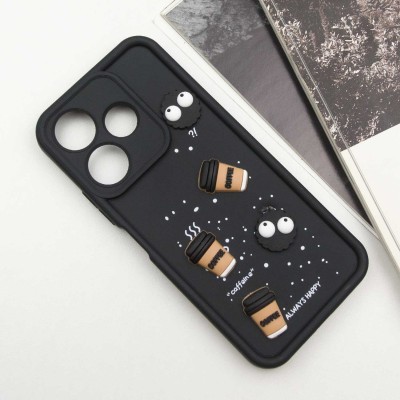Чохол TPU Toys Case для Xiaomi Redmi 13 4G / Poco M6 4G Black / Always Happy