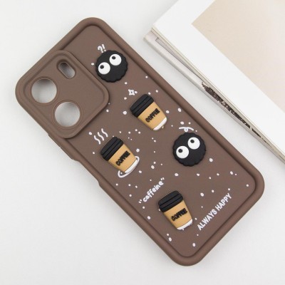 Чохол TPU Toys Case для Xiaomi Redmi 13C / Poco C65 Brown / Always Happy Чохол TPU Toys Case для Xiaomi Redmi 13C / Poco C65 Brown / Always Happy