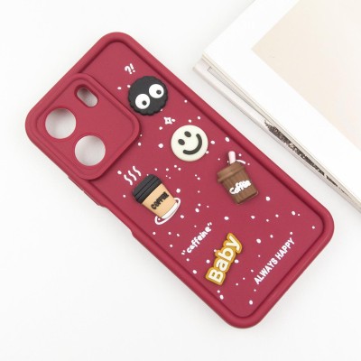 Чохол TPU Toys Case для Xiaomi Redmi 13C / Poco C65 Red / Always Happy
