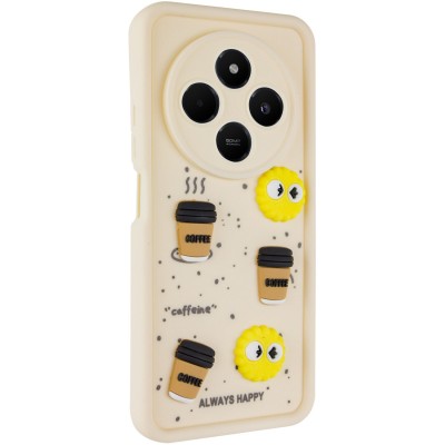 Чохол TPU Toys Case для Xiaomi Redmi 14C / Poco C75 Sand / Always Happy
