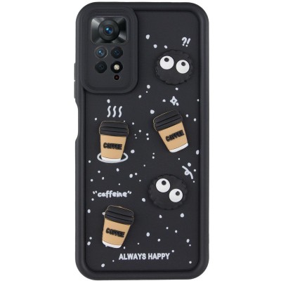 Чохол TPU Toys Case для Xiaomi Redmi Note 11 Pro 4G/5G / 12 Pro 4G Black / Always Happy Чохол TPU Toys Case для Xiaomi Redmi Note 11 Pro 4G/5G / 12 Pro 4G Black / Always Happy