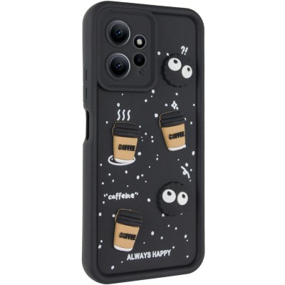 Чохол TPU Toys Case для Xiaomi Redmi Note 12 4G Black / Always Happy
