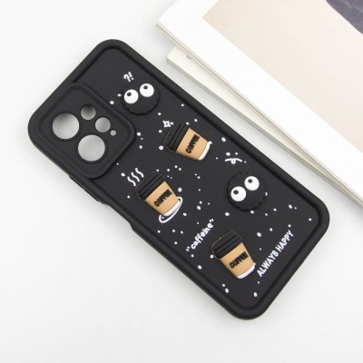 Чохол TPU Toys Case для Xiaomi Redmi Note 12 4G Black / Always Happy